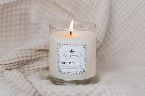 "Toffee Crunch" Organic Soy Candle