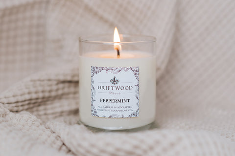 "Peppermint" Organic Soy Candle